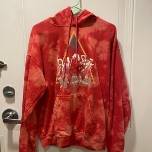 Def Leppard Red Hoodie